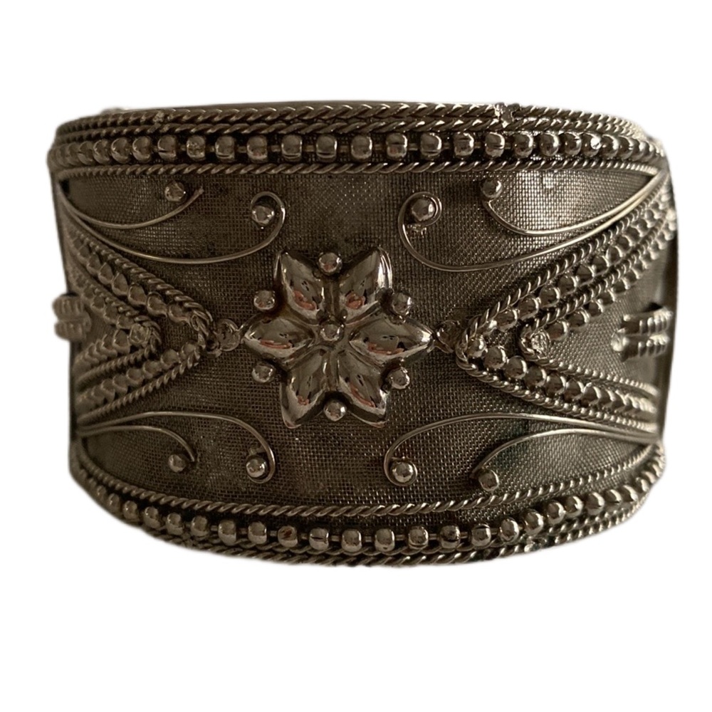 Silver Tone Cuff